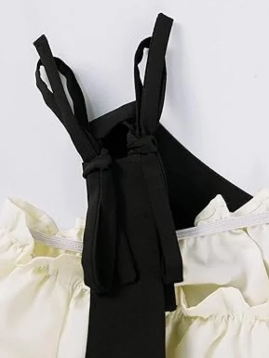 lifpoivake Women's Medieval Renaissance Retro Dress Casual Off Shoulder Flare - Picture 4 of 7